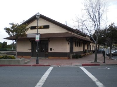 Southern Pacific R.R. Depot - View of West Entrance. Click for full size. Southern Pacific R.R. Depot - View of West Entrance image. Click for full size.