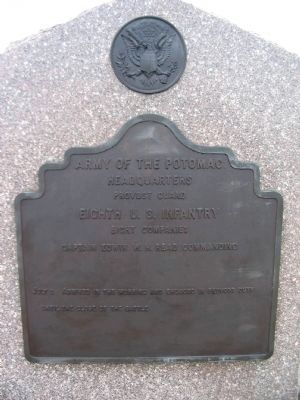 Eighth U.S. Infantry Tablet. Click for full size. Eighth U.S. Infantry Tablet image. Click for full size.