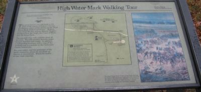 High Water Mark Walking Tour Marker. Click for full size. High Water Mark Walking Tour Marker image. Click for full size.