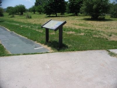 High Water Mark Walking Tour Marker. Click for full size. High Water Mark Walking Tour Marker image. Click for full size.