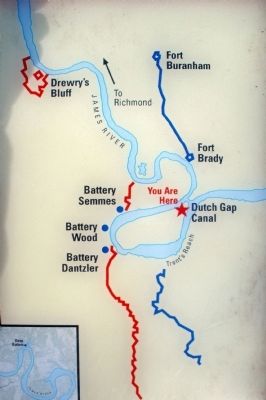 James River Defenses near Dutch Gap image. Click for full size.