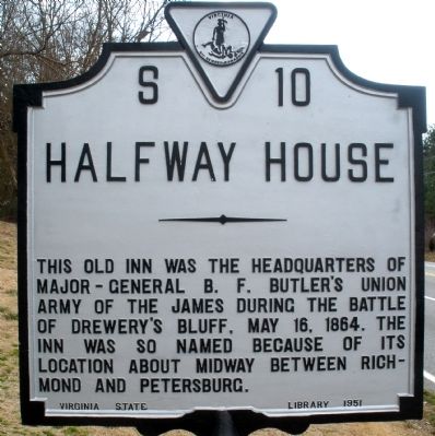 Halfway House Marker image. Click for full size.
