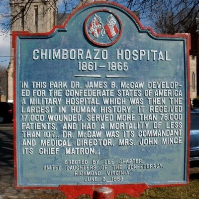 Chimborazo Hospital UDC Marker image. Click for full size.