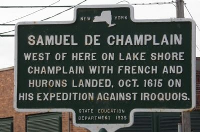Samuel De Champlain Marker image. Click for full size.