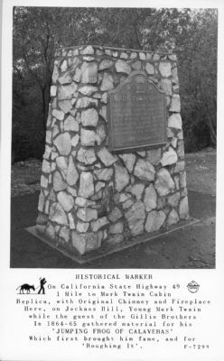 Postcard of Marker. Click for full size. Postcard of Marker image. Click for full size.