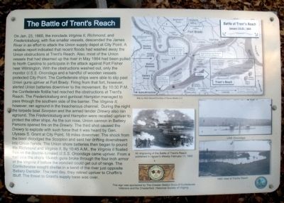 The Battle of Trent’s Reach Marker image. Click for full size.