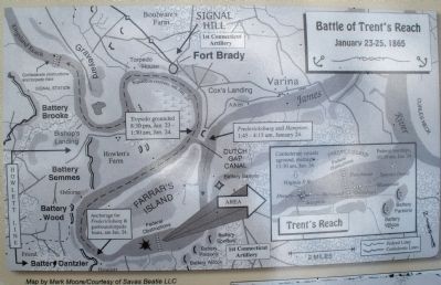 Map of the Battle of Trent’s Reach image. Click for full size.