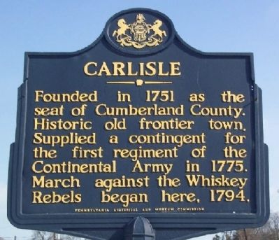 Carlisle Marker image. Click for full size.