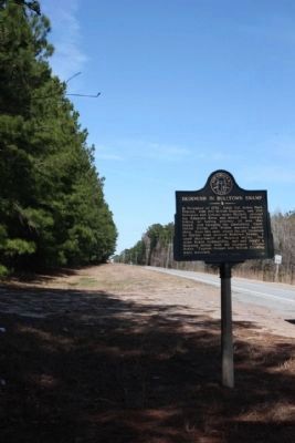 Skirmish in Bulltown Swamp Marker, looking north along US 17, Ga 25. Click for full size. Skirmish in Bulltown Swamp Marker, looking north along US 17, Ga 25 image. Click for full size.