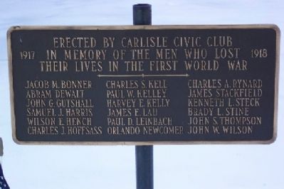 Carlisle First World War Memorial image. Click for full size.