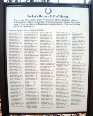 Parkers Battery Roll of Honor. image. Click for full size.