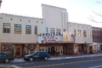 The Carlisle Theatre and Marker. Click for full size. The Carlisle Theatre and Marker image. Click for full size.