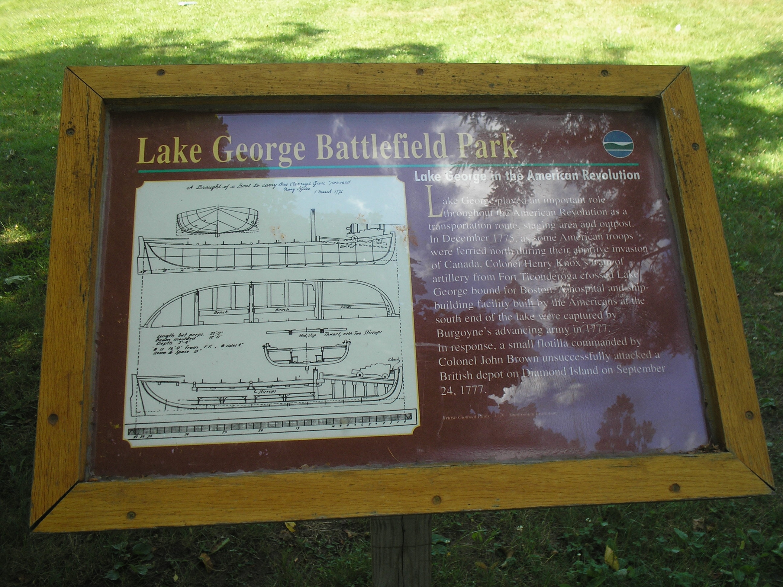 Lake George in the American Revolution Marker