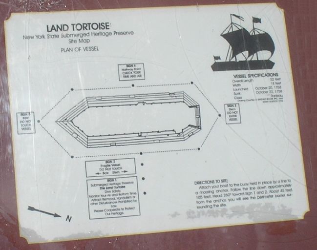 Land Tortoise Site Map from Marker image. Click for full size.