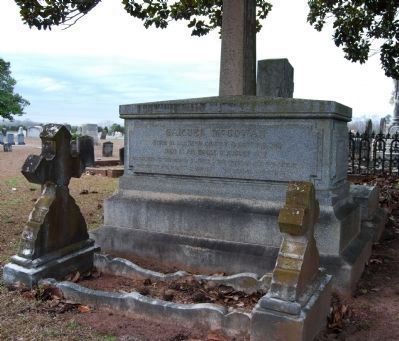 Gen. Samuel McGowan Crypt - South Side<br>Long Cane Cemetery, Abbeville, SC image. Click for full size.