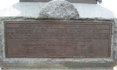 Left Side of Monument image. Click for full size.