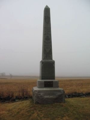 69th Regiment Pennsylvania Volunteers Monument. Click for full size. 69th Regiment Pennsylvania Volunteers Monument image. Click for full size.