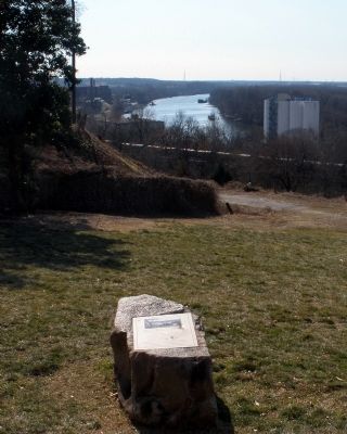 View of the James River from Libby Hill. Click for full size. View of the James River from Libby Hill image. Click for full size.