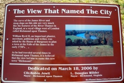 The View That Named The City Marker image. Click for full size.