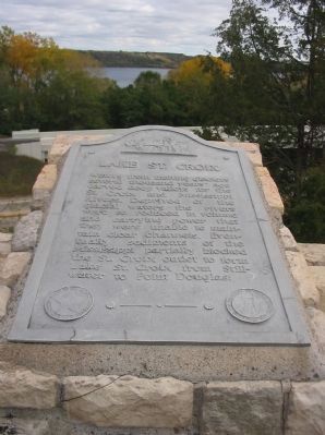 Lake St. Croix Marker image. Click for full size.