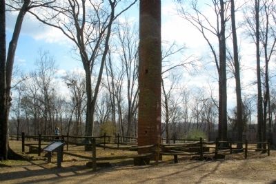 Foundation of the Lightkeepers House at Dutch Gap image. Click for full size.