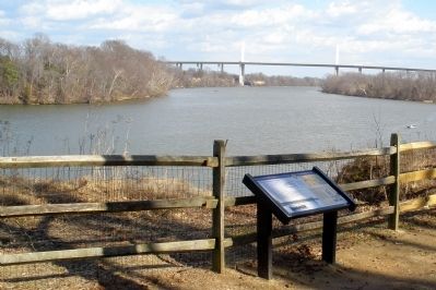 Henricus Historical Park overlooking the James River. image. Click for full size.