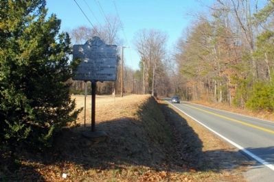 Totopotomoi Marker on Studley Road facing west. image. Click for full size.
