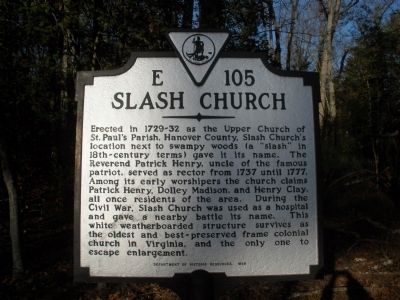 Slash Church Marker image. Click for full size.