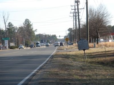 Jackson's March to Mechanicsville Marker on US Route 1 facing south. image. Click for full size.