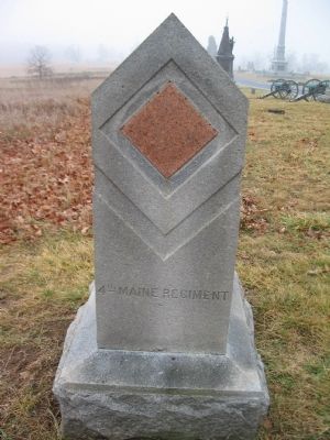 4th Maine Regiment Marker image. Click for full size.