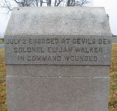 Left Side of Marker image. Click for full size.