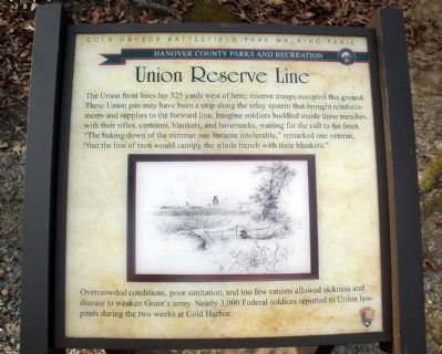 Union Reserve Line Marker image. Click for full size.