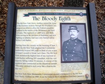 The Bloody Eighth Marker. Click for full size. The Bloody Eighth Marker image. Click for full size.