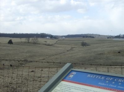 View toward the forward position of the 13th & 25th Va. Infantry image. Click for full size.