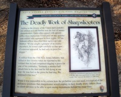 The Deadly Work of Sharpshooters Marker image. Click for full size.