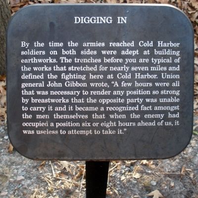 Digging In Marker. Click for full size. Digging In Marker image. Click for full size.