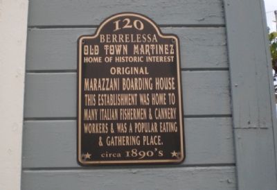 Marazzani Boarding House Marker image. Click for full size.