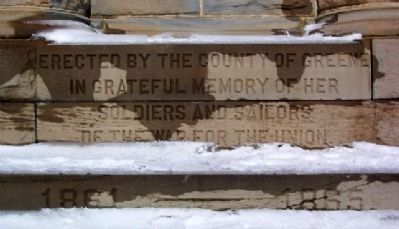 Greene County Civil War Memorial image. Click for full size.