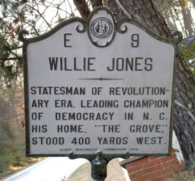 Willie Jones Marker. Click for full size. Willie Jones Marker image. Click for full size.