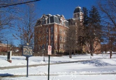 Waynesburg College Marker. Click for full size. Waynesburg College Marker image. Click for full size.