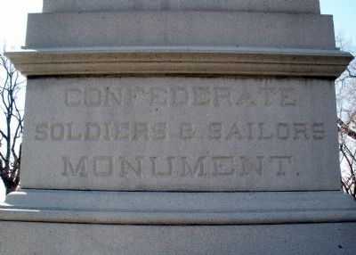 Confederate Soldiers & Sailors Monument image. Click for full size.