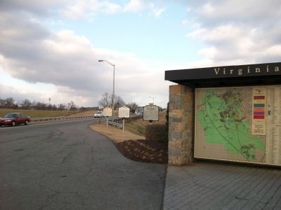 Markers with Virginia Tech campus map image. Click for full size.