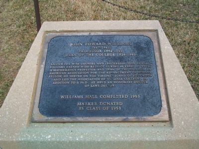 John Edward Williams Marker. Click for full size. John Edward Williams Marker image. Click for full size.