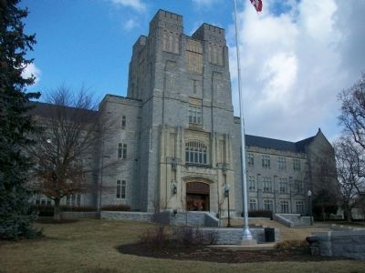 Burruss Hall image. Click for full size.