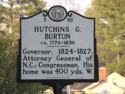 Hutchins G. Burton Marker. Click for full size. Hutchins G. Burton Marker image. Click for full size.