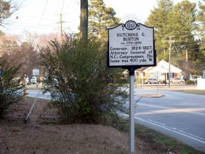 Hutchins G. Burton Marker. Click for full size. Hutchins G. Burton Marker image. Click for full size.