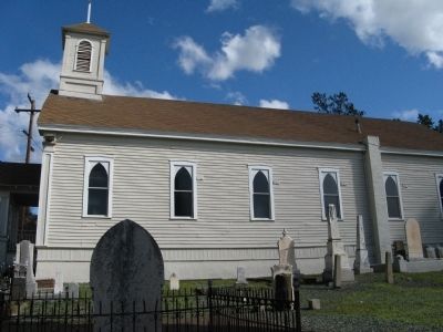 View of Church from Adjoining Cemetery image. Click for full size.