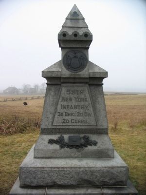 59th New York Infantry Monument image. Click for full size.
