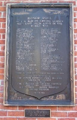 Greene County World War I Memorial image. Click for full size.