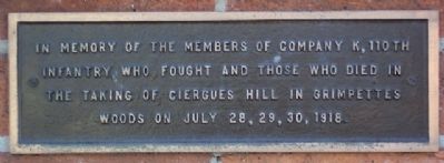 Greene County World War I Memorial Supplement. Click for full size. Greene County World War I Memorial Supplement image. Click for full size.